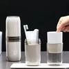 4 Pcs Travel Storage Cup Travel Portable Toothbrush Cup Home Dental Cylinder Toothbrush Storage Box Travel Home Wash Set