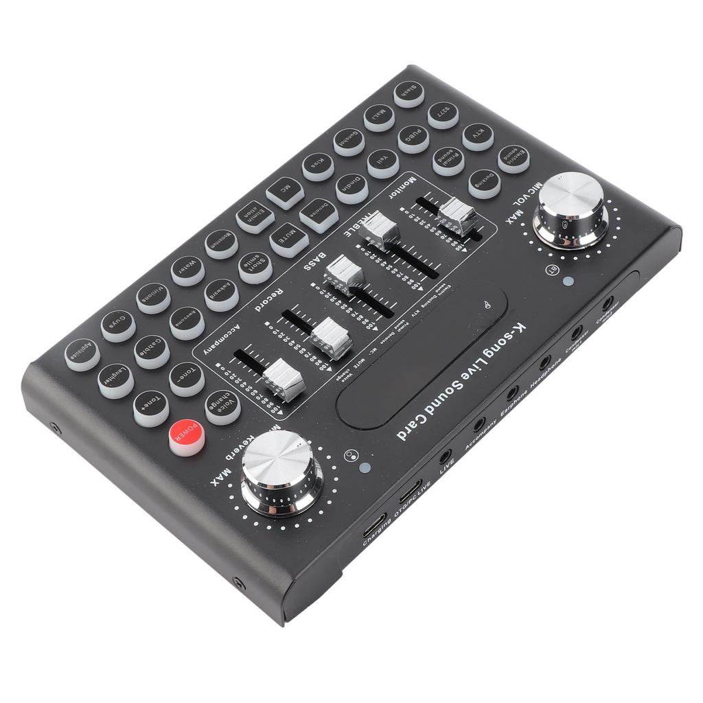 Sound Mixer Compact 820mah 18pcs Special Effect Buttons 5pcs Sound Buttons 7pcs Function Buttons