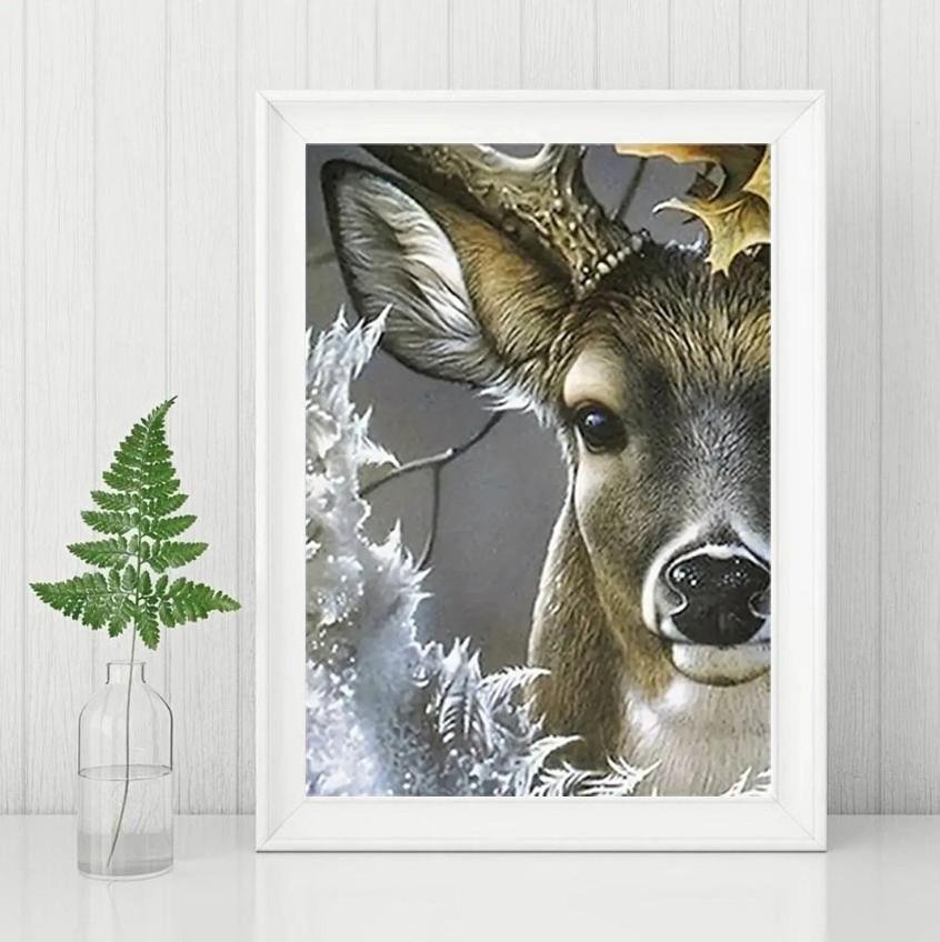 Full 5D DIY Diamond Painting Elk Cross Stitch Rhinestone Mosaic DIY Embroidery Crafts
