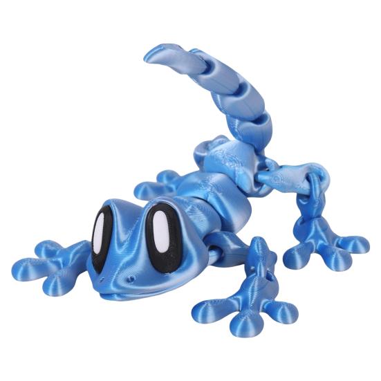 

Yousheng 3D-печатная игрушка геккон, магнитная шарнирная фигурка домашней ящерицы, животное, игрушка-непоседа, для магнита на холодильник, декора для монитора компьютера A