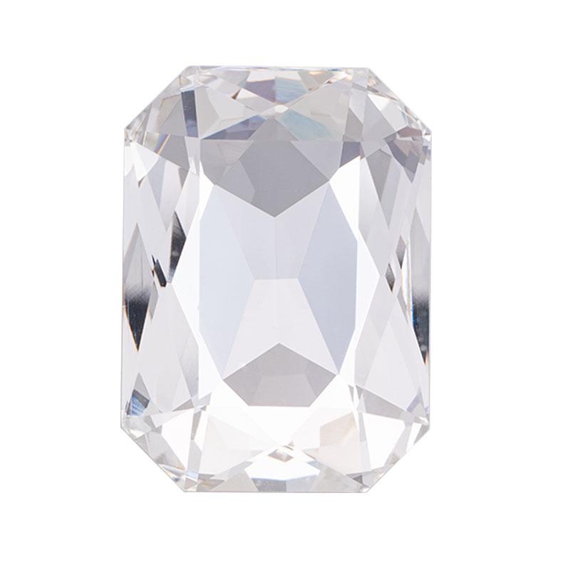 Irregular Long Square Octagonal Crystal Glass Drill for Nail Art and DIY Mahjong Stones 4x6mm