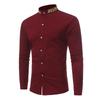 Herren Freizeit Langarmhemden Slim Fit Kentkragen Hemden Formelle Büro Businesshemden für Herren Oberteile