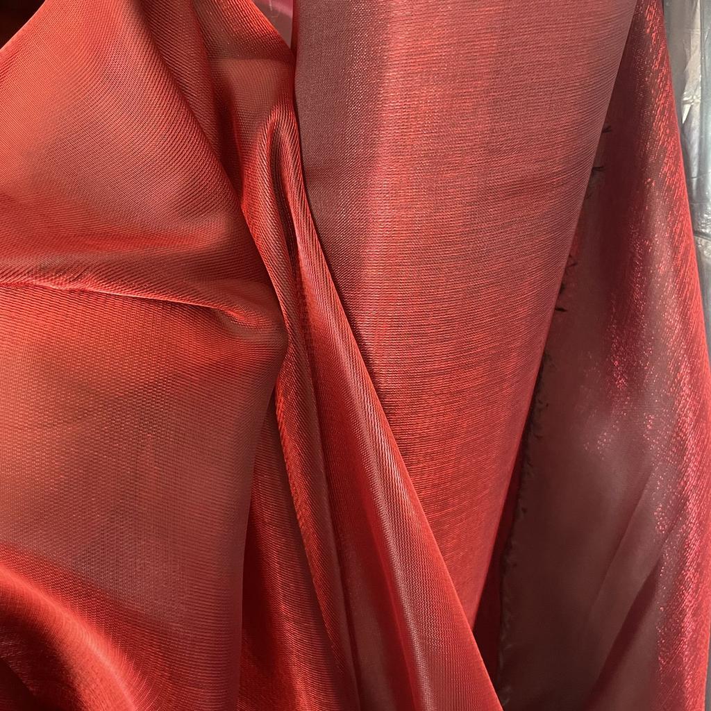Pearl-like transparent lightweight smooth organza fabric suitable for wedding dresses formal gowns and designer clothing fabrics