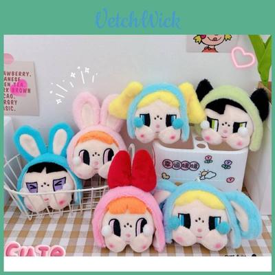 Schattige pluizige Doodoo Girl sleutelhanger, pluche sleutelring, leuke tashanger voor stellen