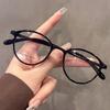 Women New Fashion Myopia Glasses Small Oval Frame Near Sight Eyewear Trendy Men's Ultralight Eyeglasses with Prescription