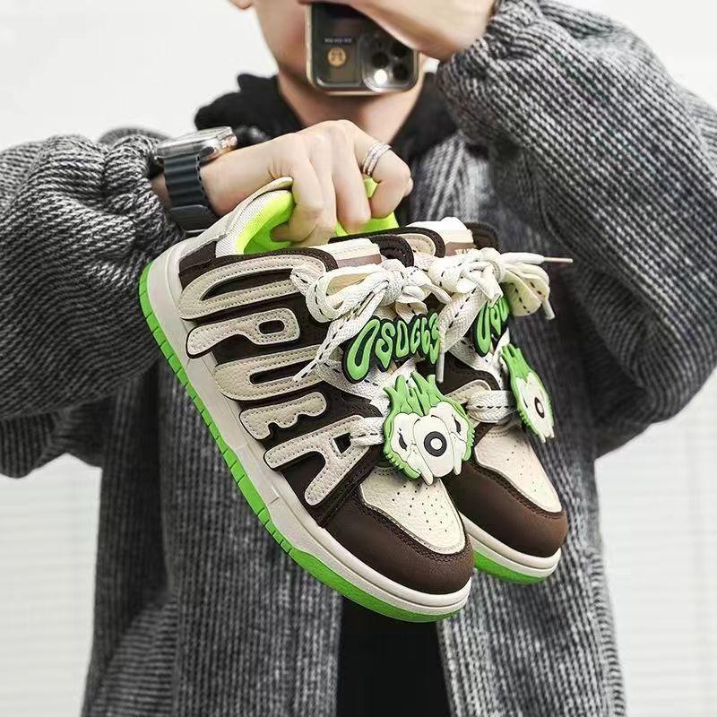 

Joint Kulomie bread shoes men s and women s niche high street shoes retro casual Guochao couple sports skateboard shoes 40