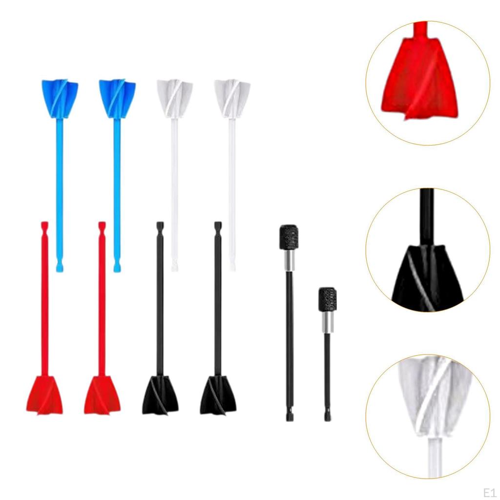 Paint Mixer Drill Attachment Stirrers Reusable No Resin Paddles for Liquid Mixing