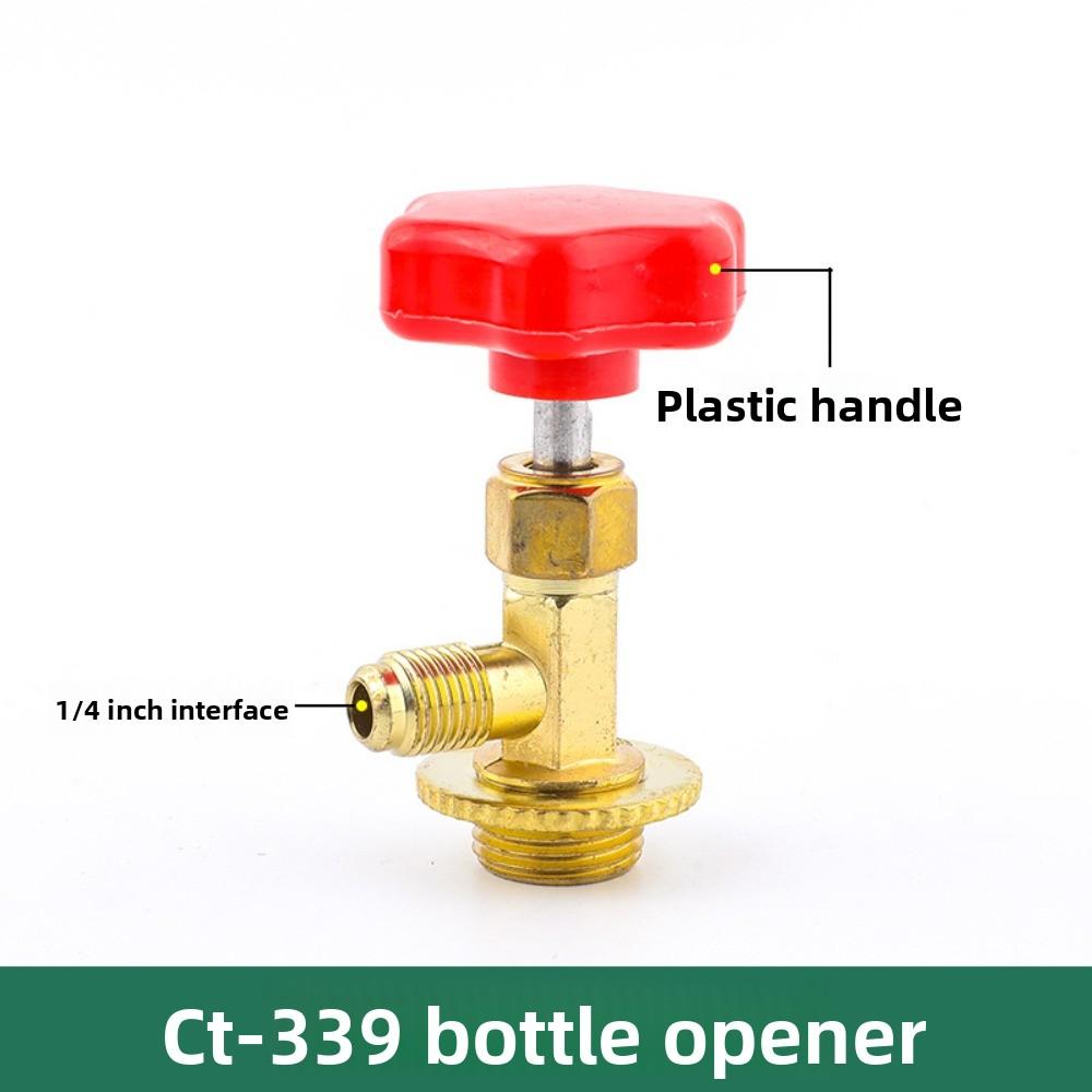 Kältemittel Flaschenöffner Klimaanlage Kältemittel Dosenanzapfventil Flaschenöffner Werkzeug Messing Abgabeventil R410 D4L5