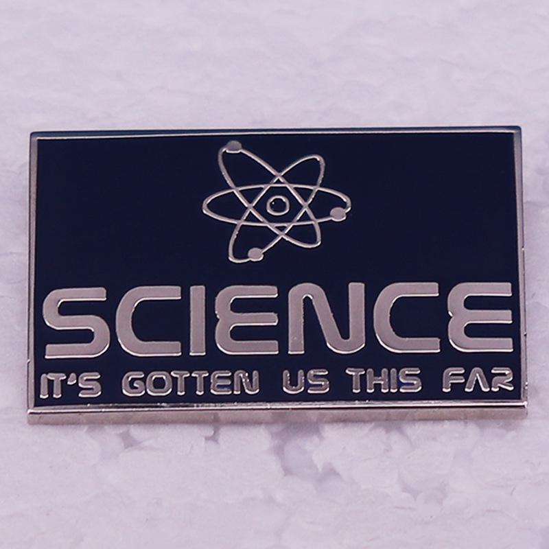 Believe in Science Brooch Badge - Science Student Gift