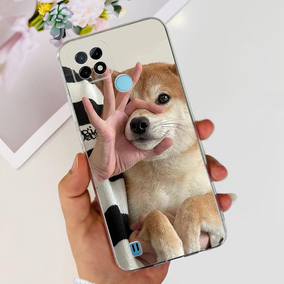 For Realme C21Y Case Realme C25Y Cute Painted Cover Soft Silicone Phone Case For Realme C21 C 21 Y C25Y RealmeC21 Y Fundas Coque Realme C25Y
