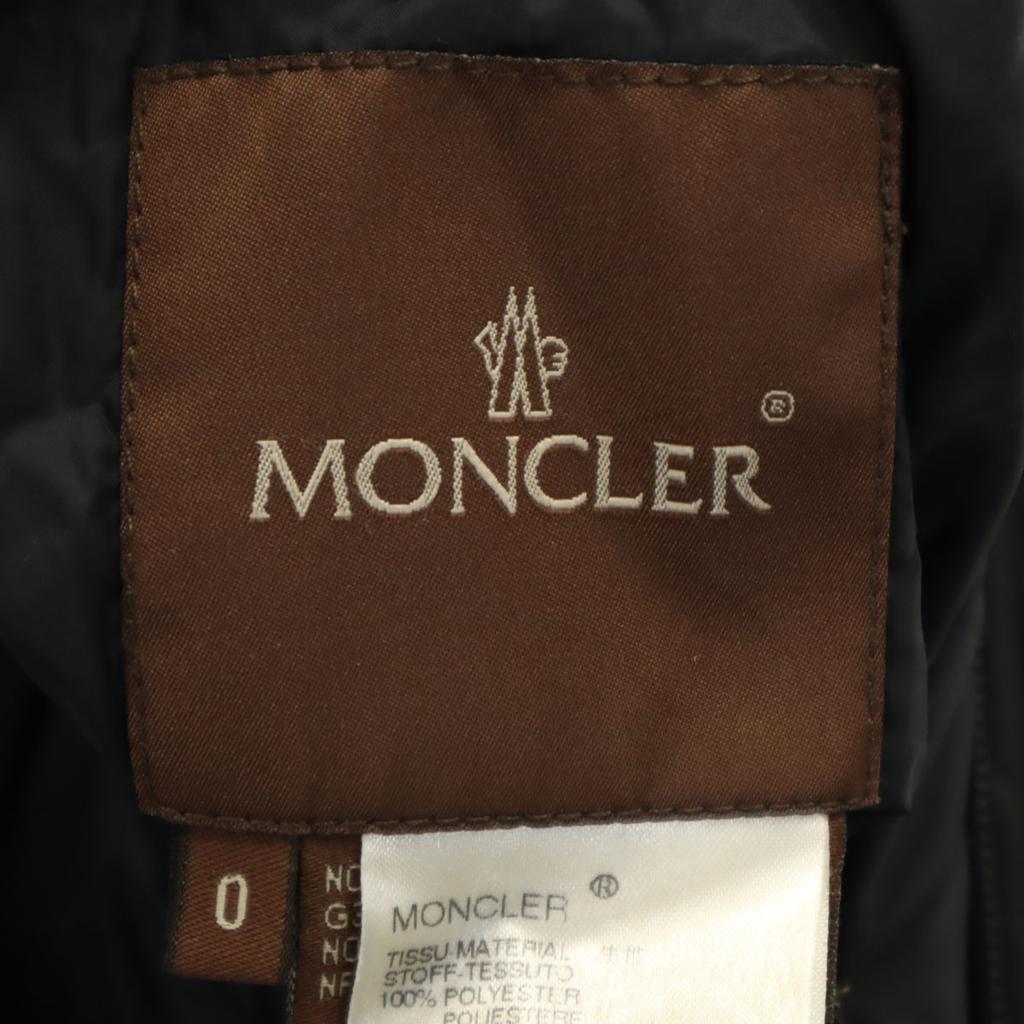 Moncler Wende-Daunenmantel Anthrazit Schwarz Damen Gebraucht