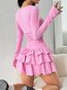 European & American Slimming Women's Long-Sleeve Autumn/Winter Dress