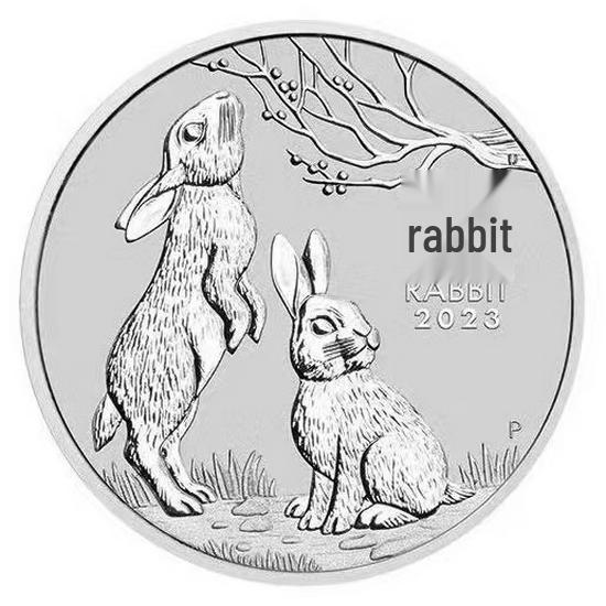 2023 Year of the Rabbit Australian Zodiac Commemorative Coin