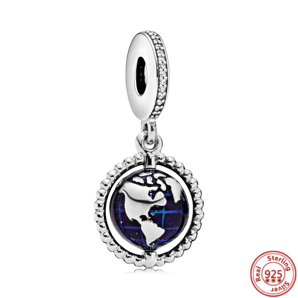 100% S925 Silver Dreamcatcher Apple Sun Glow In the Dark Firefly Star Dangle Fit Original Charms Bracelet Women Jewelry