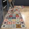VIKAMA Modern Retro Light Luxury Premium Feeling Floor Mats Non-slip Durable Living Room Kitchen Bathroom Home Decoration