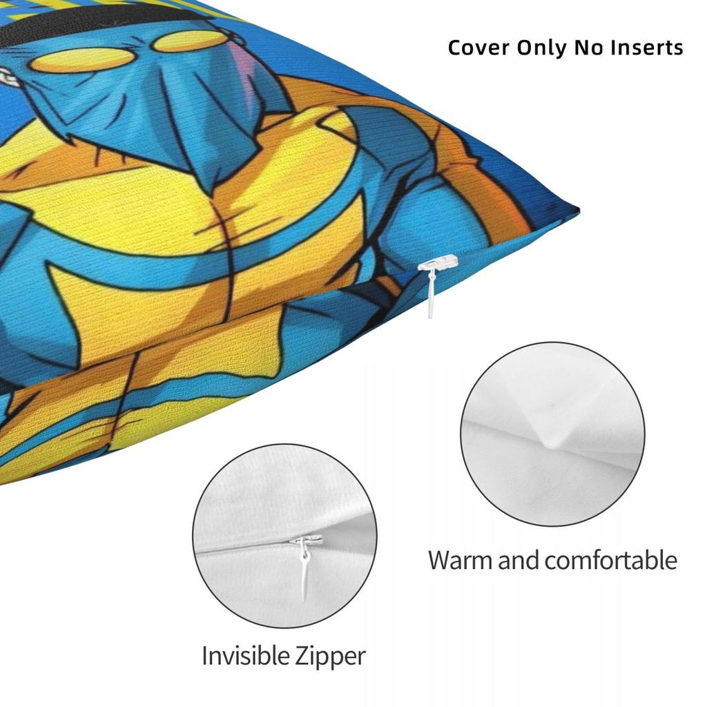 Decorazioni per la Casa Invincible Omniman Eroe Incredibile Anime Federa Accessori Copricuscino Quadrato Multi-Misura