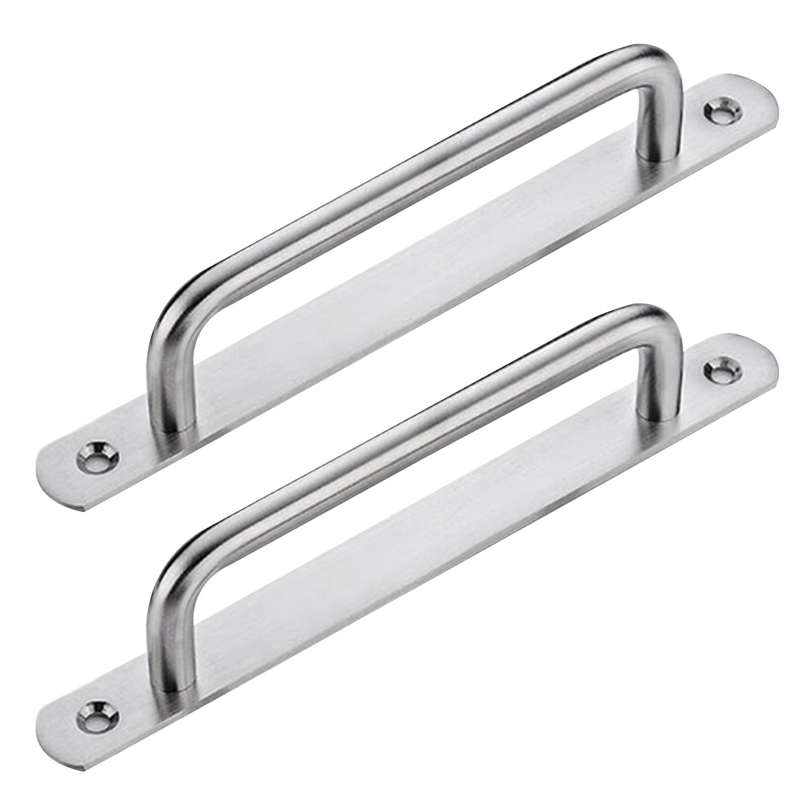 

House Simple Door Handle Waterproof Rustproof Closet Pulls For Kitchen серебряный