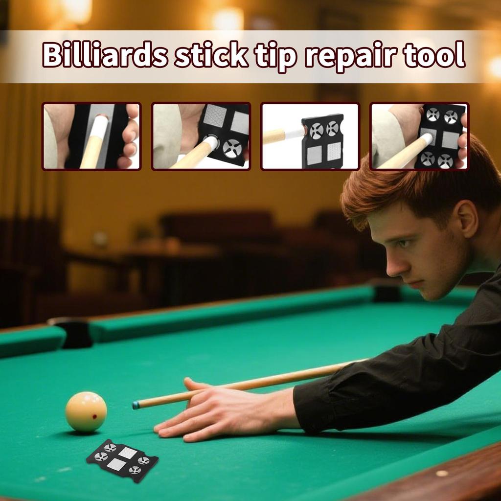 Pool Cue Shaper Pool Cue Tips Replacement Multifunctional Replacement Parts For Beginners Matches Home Daily Care Tournament