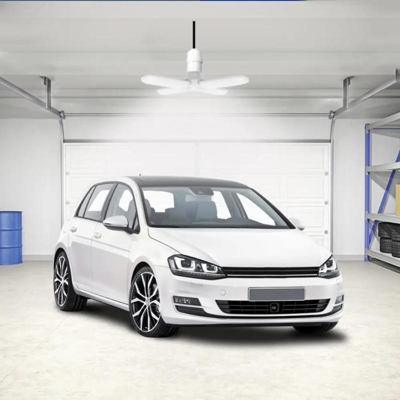 Високопотужна світлодіодна лампа E27 з широким діапазоном напруги, складане гаражне світло, висока яскравість, лампа зі стабілізованим струмом, лампа-літаюча тарілка