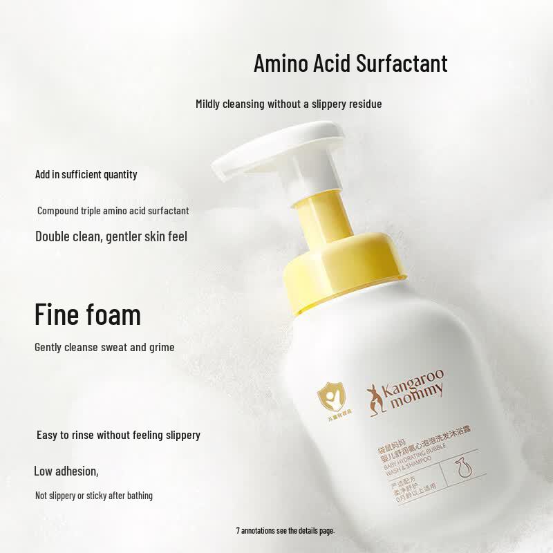 Kangaroo Mommy Newborn 2-in-1 Soothing Bubble Shampoo & Body Wash