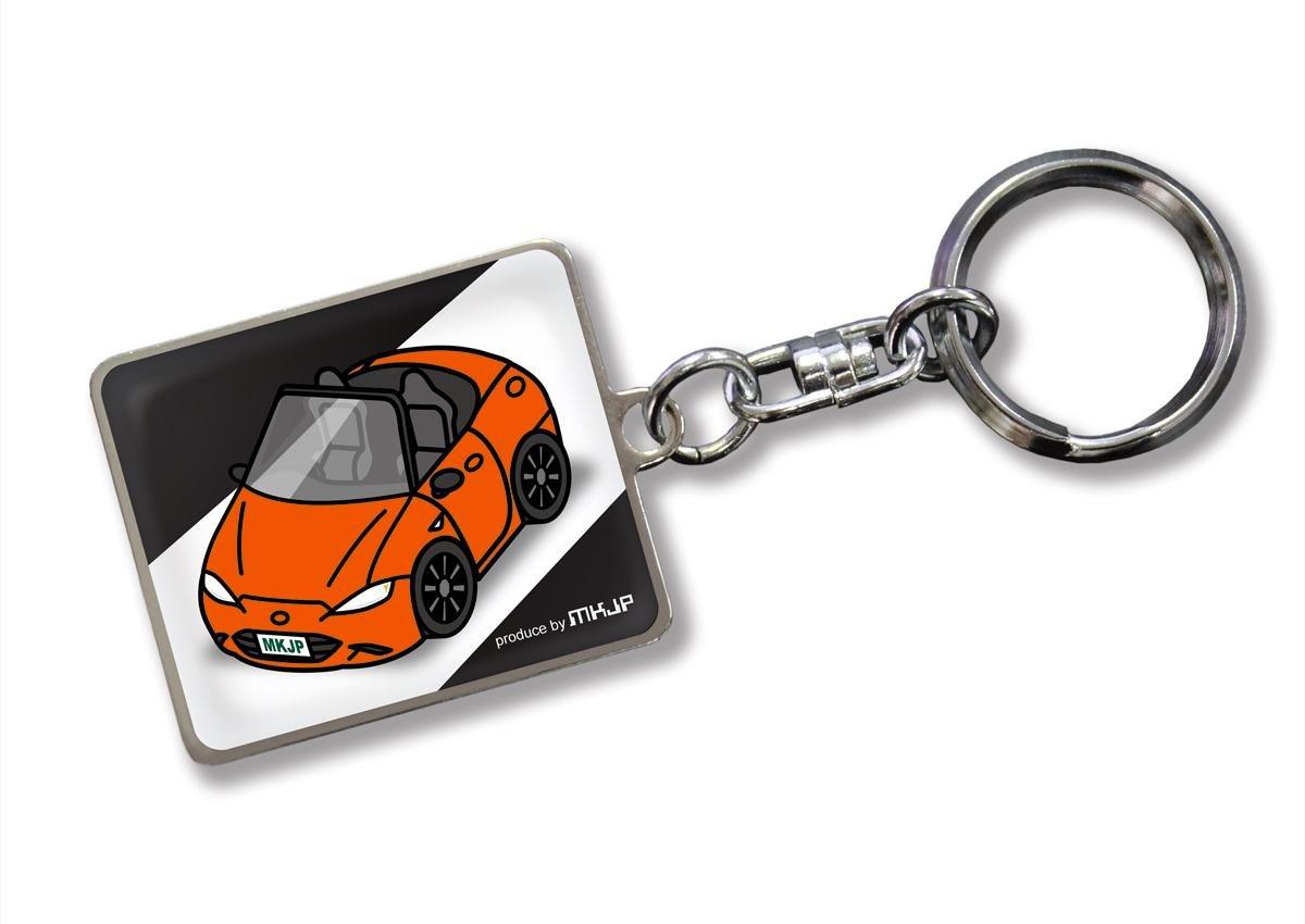 

Custom Keychain for Toyota Roadster Black Orange Car Color [MKJP] ND, Base,
