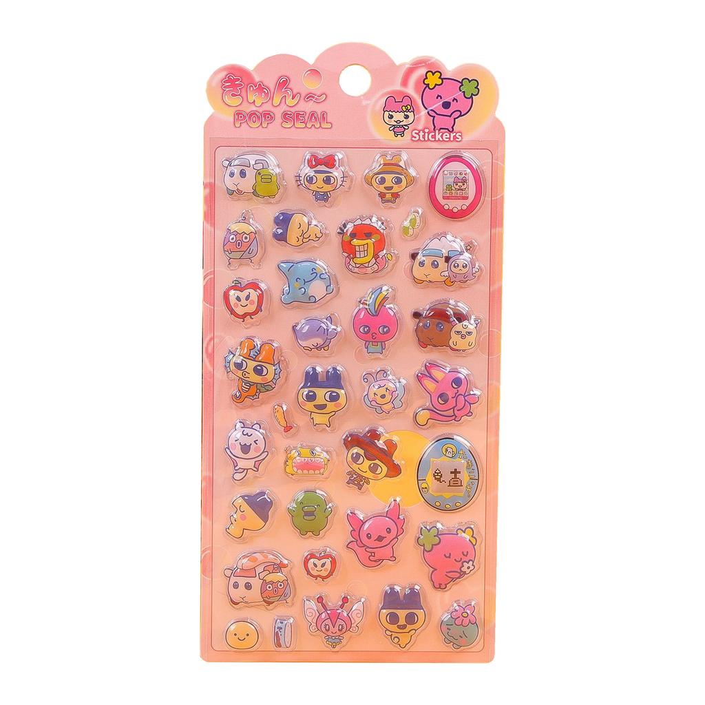 2026Hot 3D Relief Hollow Stickers - Cute Cartoon Anime Decals Waterproof for Kids Laptop Decor & Anime Fans Gift Presents