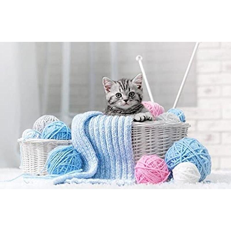 Full Drill Square&;Kulatý diamantový obraz Black Faced Cat Diy Sale Výšivka Animal Home Decoration dárek