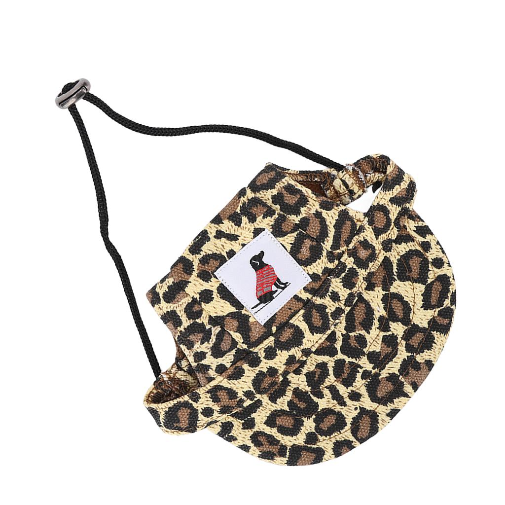 Pet Baseball Hat Adjustable Summer Stylish Dog Outdoor Sunbonnet with 2 Ear Holes for Outdoor