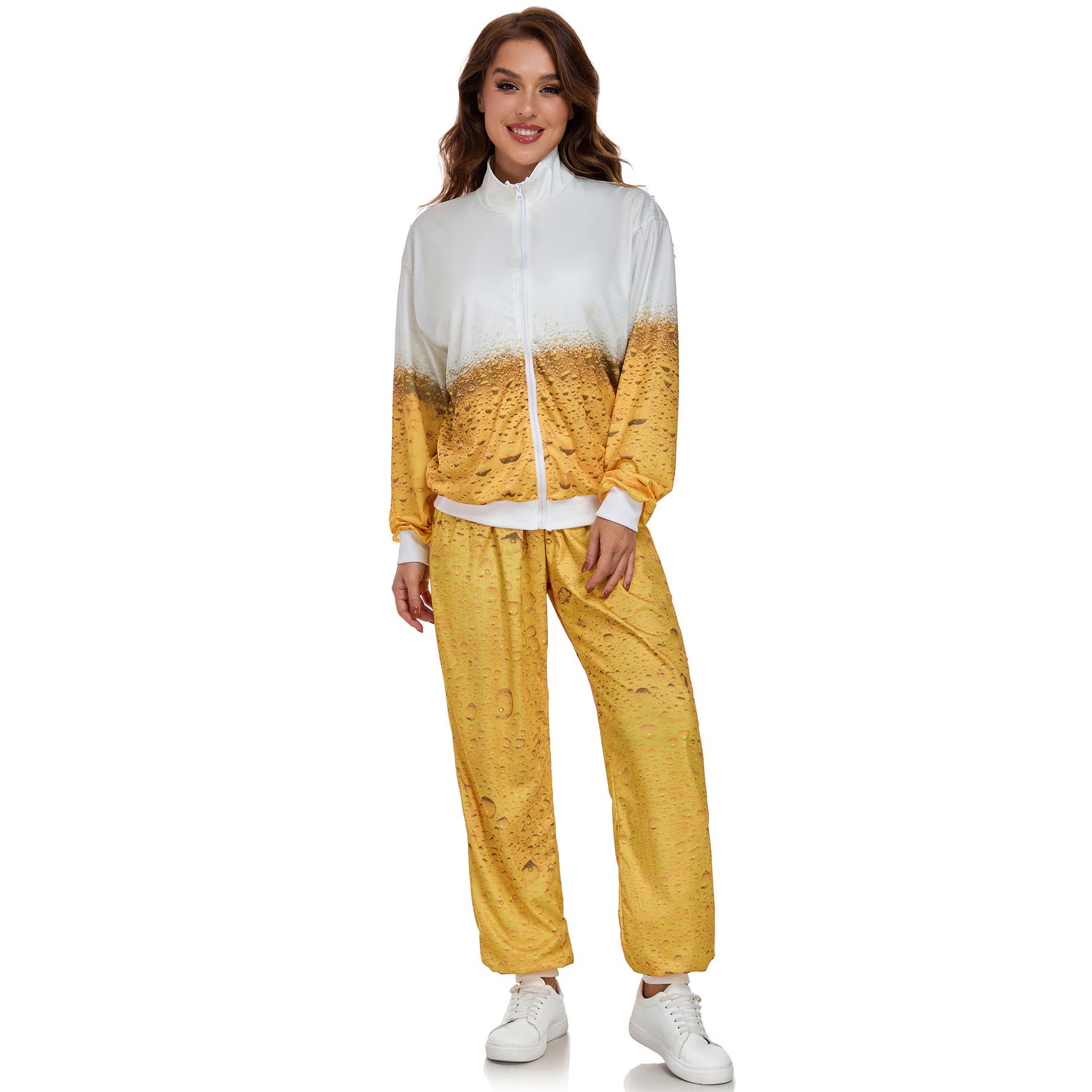 

Vintage 80s sports Oktoberfest cos costumes, Munich, Germany women s carnival party costumes S жовтий