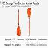 KOETSU Surf Paddleboard Dual-Use Aluminum Paddle: Single/Double Head Kayak & Paddleboard Paddle