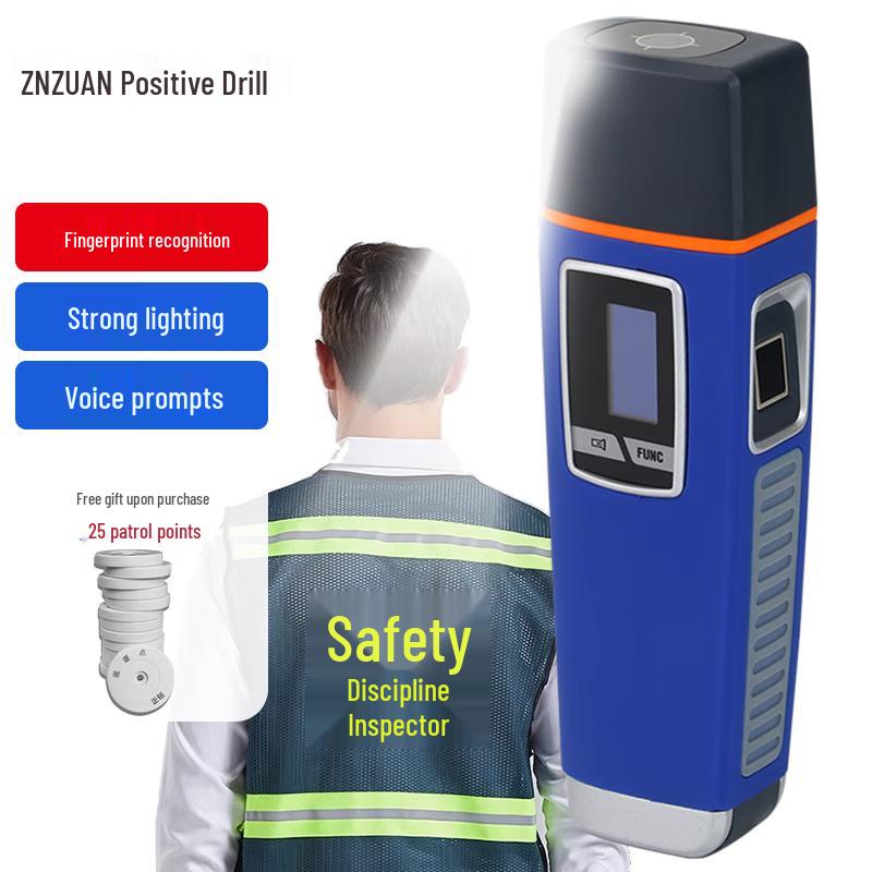 Zhengzuan WM-5000X1 Fingerprint Voice Patrol Wand
