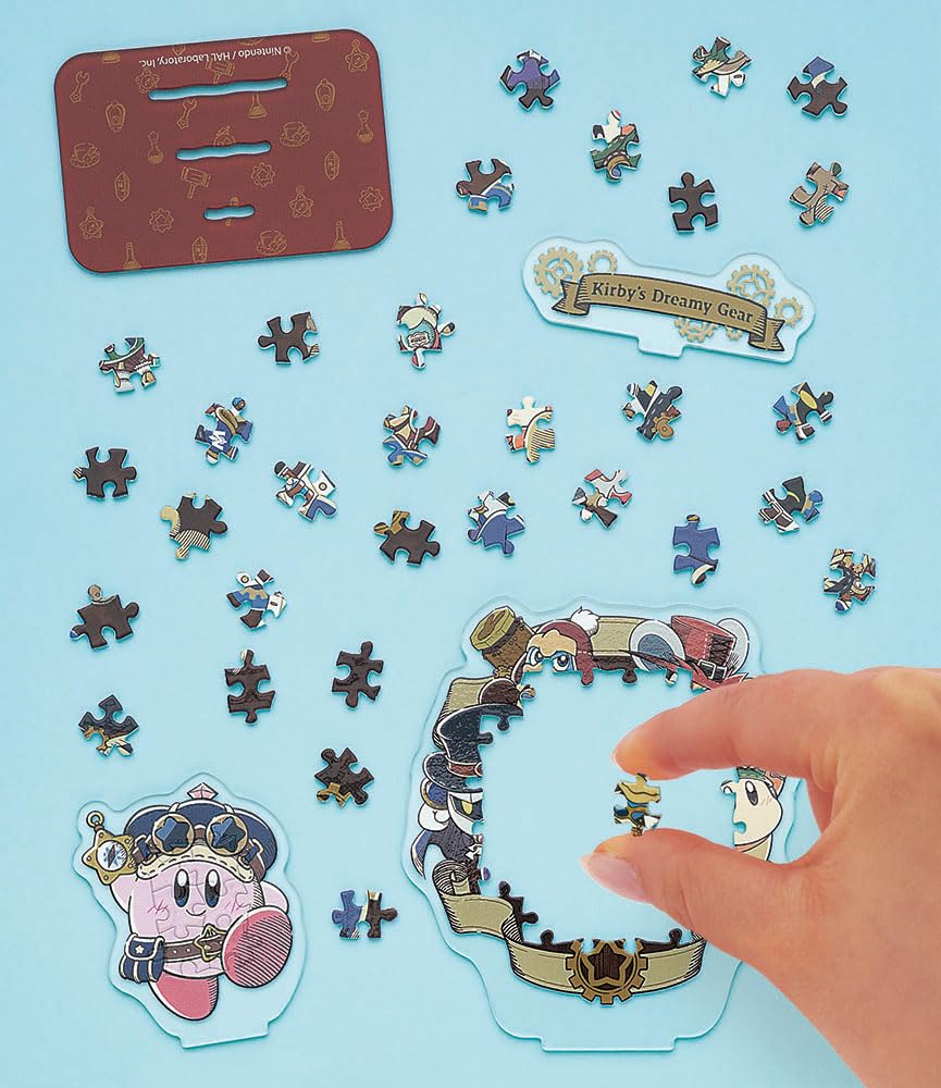 Puzzle X Acrylic Beverly 38 Pieces Dream Land Acrylic Stand Pop Kirby and the Gears of Illusion [Jigsaw Stand] Kirby's SP-047