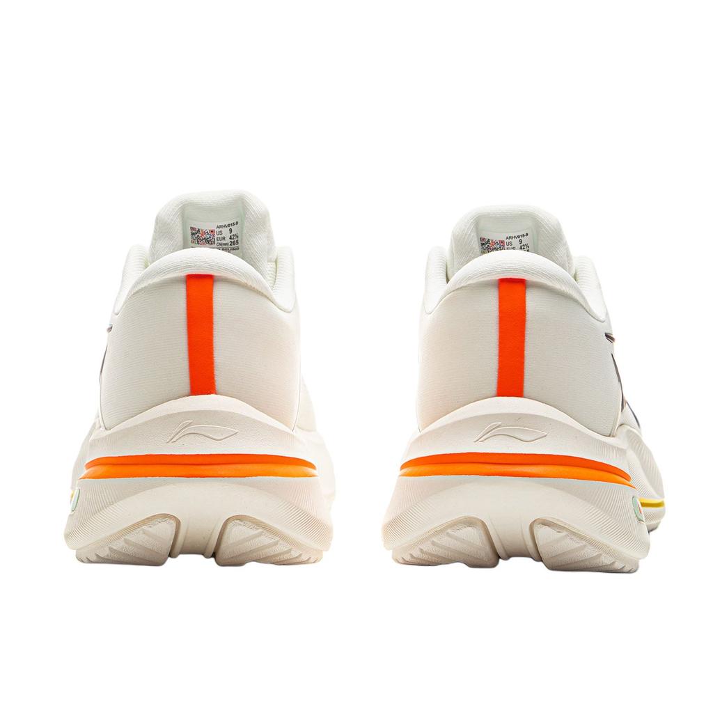 Li Ning Yueying 5 Cushioning Abrasion Resistant Height Increasing Low Top Running Shoes Men's Ivory ARHV015-9