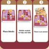 Montessori Hide Seek Board Game Puzzles Cat Express Box Board Game  Children Gift