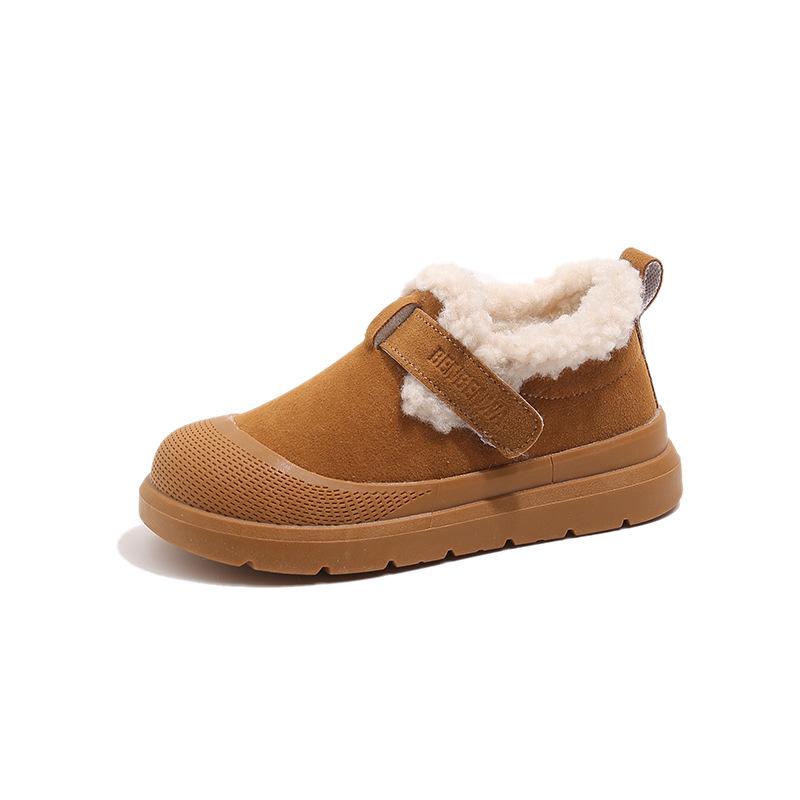 Bottes de Neige d'Hiver pour Garçons et Filles 2025 - Chaussures en Coton Antidérapantes pour Tout-Petits, Doublées de Velours