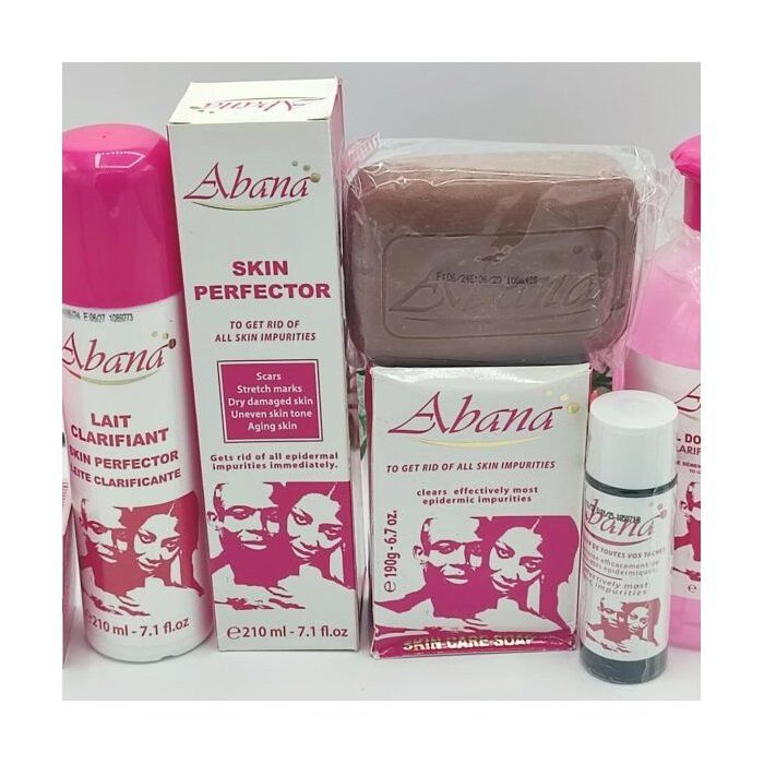 Abana Gamme Complète Éclaircissante - Kit 5 Produits Anti-Taches Premium