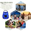 Puntos Outdoor Portable 20L Camping Turistika Solární vyhřívaná sprcha Koupání Taška na vodu