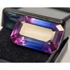 Bi-Color Tourmaline 23-25 Ct Emerald Cut Beautiful Certified Loose Gemstone