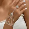 European & American Style Diamond Chain Anklet for Women - Perfect for Beach Vacations or Weddings