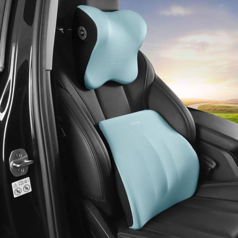 Ergonomic Design Lumbar Support Memory Cotton Backrest Cushion Comfort Car Cushion  Car