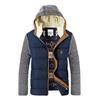 Winter Men's Cotton-padded Clothes Thickened Men's Cotton-padded Clothes Korean Version of Youth Jacket Trendy Youth Hooded Cotton-padded Jacket