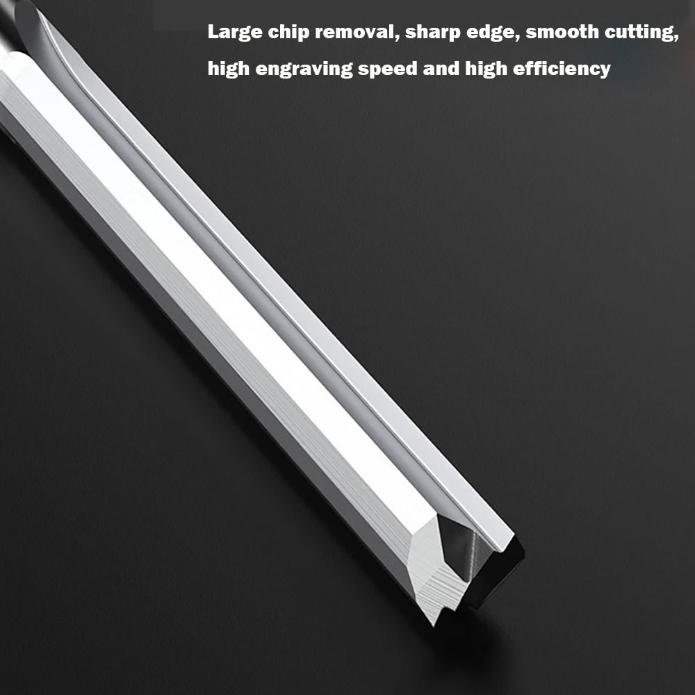 Tungsten Carbide 2 Flute End Mill 3.175mm Shank CNC Router Bit Engraving Bit Tools Woodworking