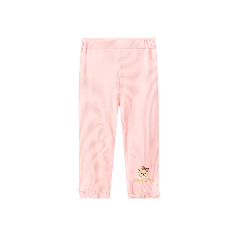 Classic Teddy Girls  Summer Casual Elastic Leggings 130