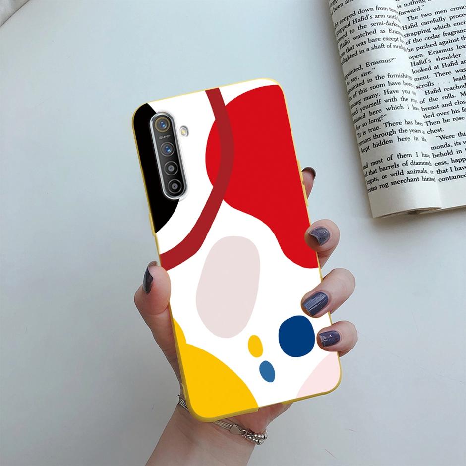 For Realme XT Case RMX1921 Coque Smile Soft Silicone Phone Cover for OPPO Realme X2 RealmeXT RealmeX2 Cases RMX1992 Shell Funda