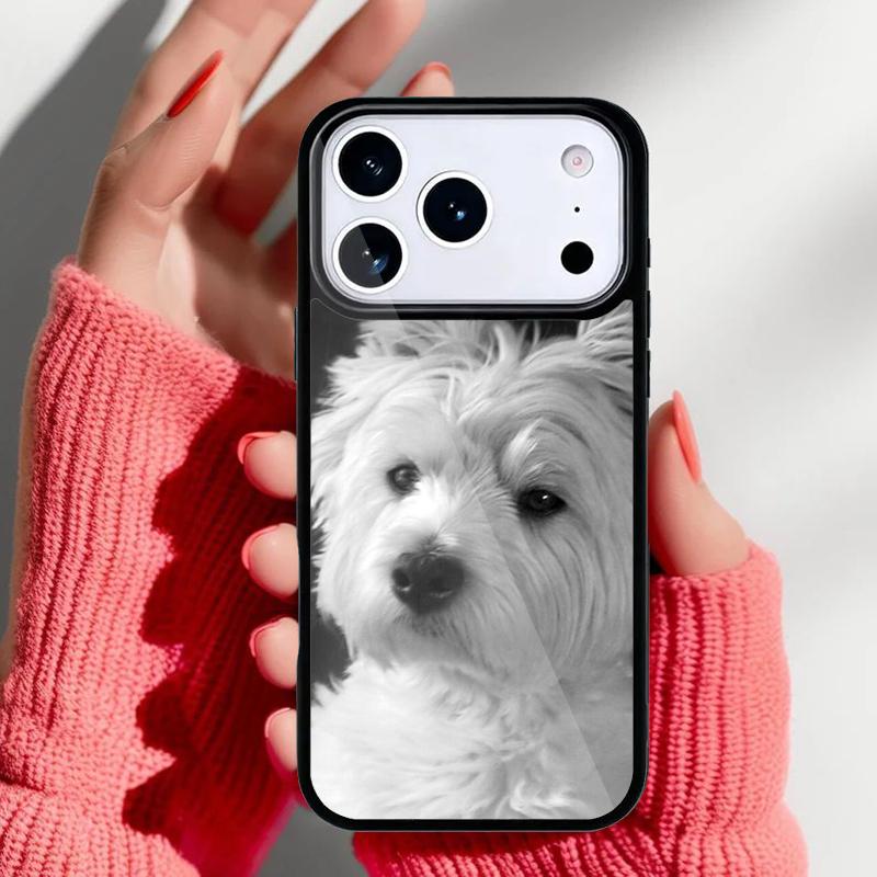 west highland white terrier small white dog Phone Case for iPhone 17 Air 16e 15 14 13 Pro Max Back Cover for 12 11 Pro Coque