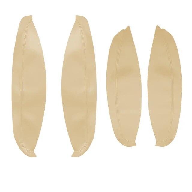 4pcs Car-styling Microfiber Leather Door Armrest Protection Cover Side Armrest Panel Cover For Nissan Qashqai J10 2007-2015