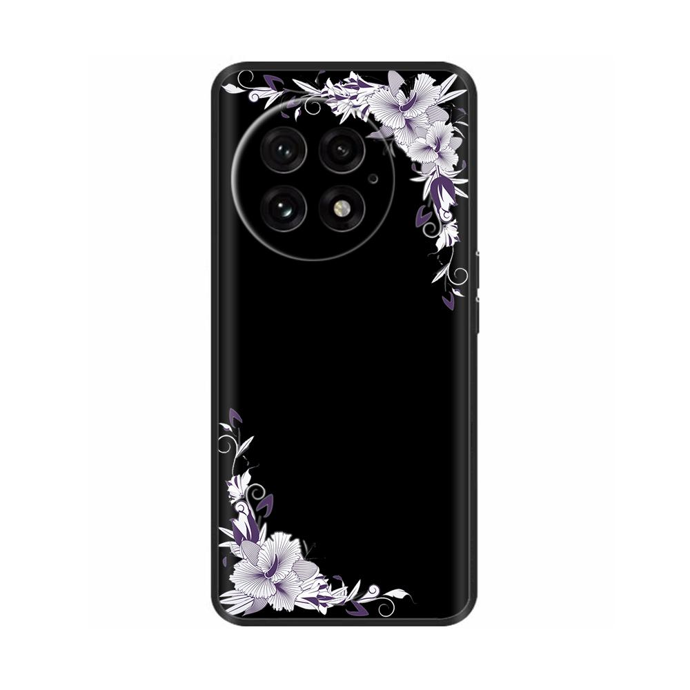 Luxury Case For OnePlus 13 Phone Case Shockproof Black Silicone Soft Back Cover Coque For OnePlus 13 PJZ110 Case Fundas Housing