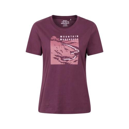 Mountain Warehouse Womens/Ladies Winding Trek Printed T-Shirt