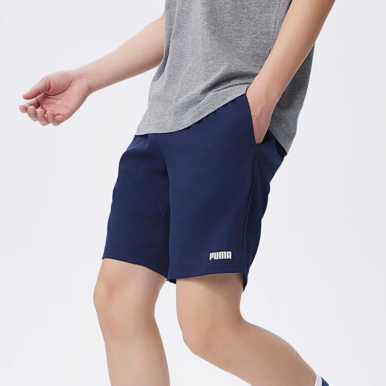 Puma Ess Loose Fit Straight Leg Printed Casual Solid Color Simple Sports Shorts Men Shorts 690282-06