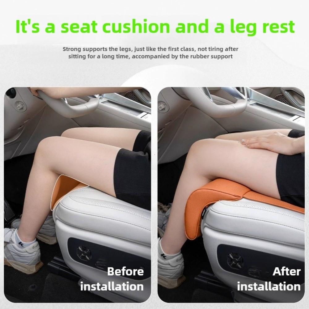 Relieve Fatigue Car Seat Extended Footrest Universal Leg Rest Padding  Travel